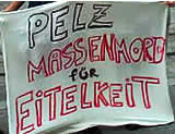 Linz: Protest gegen Pelzverkauf bei P&C