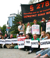 Protest in Wr. Neustadt: Die Staatsanwaltschaft lügt!