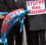 61 Städte weltweit protestierten gegen das Delfin-Schlachten in Japan