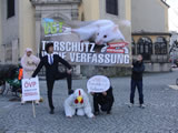 Tierschutz in die Verfassung: Aktionstag in Linz