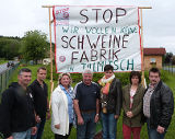 BürgerInnenversammlung gegen neuen Großschweinestall in Tillmitsch