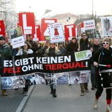 Große VGT- Anti-Pelzdemo in Wien