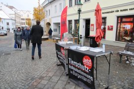Volksabstimmungs-Infostand im Burgenland