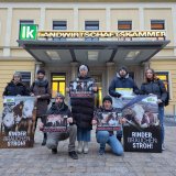 Bundesweit Proteste vor Landwirtschaftskammern: Rinder-Vollspaltenboden muss enden