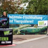 VGT-Protestkundgebung gegen die geplante Lachsfabrik in Gmünd