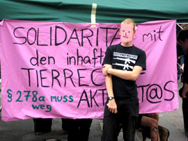 Protest in Klagenfurt, Austria