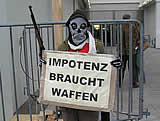 Protest gegen Jagdmesse "Hohe Jagd und Fischerei" Salzburg