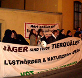 Demo zum Wiener Landesjägerball