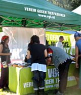 VGT-Infostand am Volksstimmefest