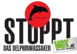 Einladung/Wien: 6 nackte AktivistInnen mit Delfin-Bodypainting gegen japanische Delfinjagd