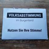 Volksabstimmung Gatterjagdverbot: Postwurfsendung an alle Haushalte des Burgenlands