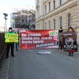 VGT-Protestaktion vor Landesgericht in Graz