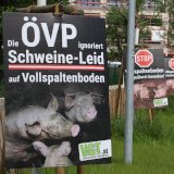VGT-Protest gegen Tierqualpolitik bei ÖVP-Bundesparteitag