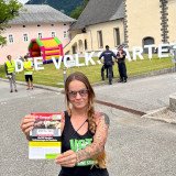 VGT-Demo zum Kärntner ÖVP-Landesparteitag: Schweine Vollspaltenverbot jetzt!