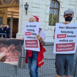 Angelobung neuer Landwirtschaftsminister: VGT appelliert an Totschnig Verbot Vollspalten