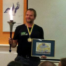 Martin Balluch mit dem Torch Bearer Award