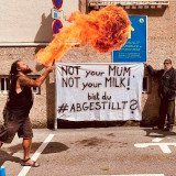 VGT demonstriert anlässlich des Tages der Milch