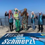 Aktion in Bregenz: Stoppt Tierquälerei an Fischen