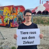 VGT: wütender Protest vor Skandal-Zirkus Safari
