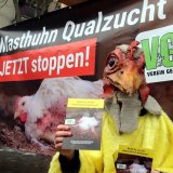 Einladung zu VGT Aktion: Hier gackert kein Huhn mehr!