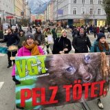 Das war der Demomarsch für Tierrechte und gegen Tierpelz in Innsbruck!