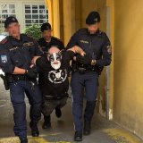Polizei versucht, von Tierschutz besetzte ÖVP-Zentrale Tirol zu räumen