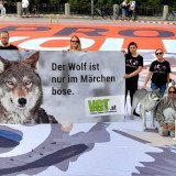 Einladung: Wolfskundgebung mit Riesentransparent
